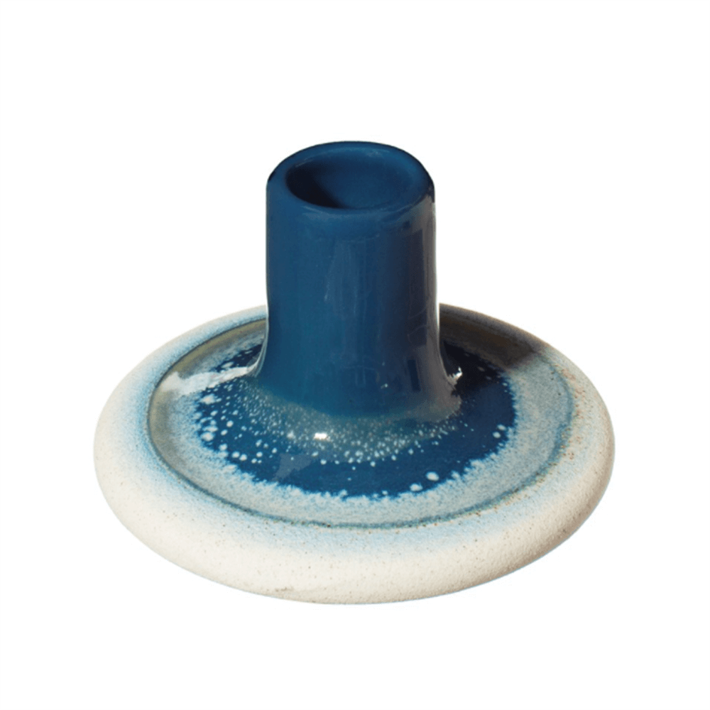 Sass & Belle Mojave Glaze Blue Candle Holder